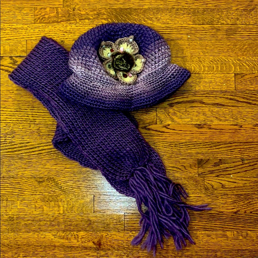 Vintage hat and scarf